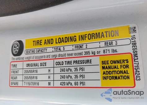 2018 Chevrolet Cruze Lt Auto z USA, uszkodzony, nr VIN 1G1BE5SM3J7154243